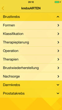 Krebshilfe App Krebshilfe App